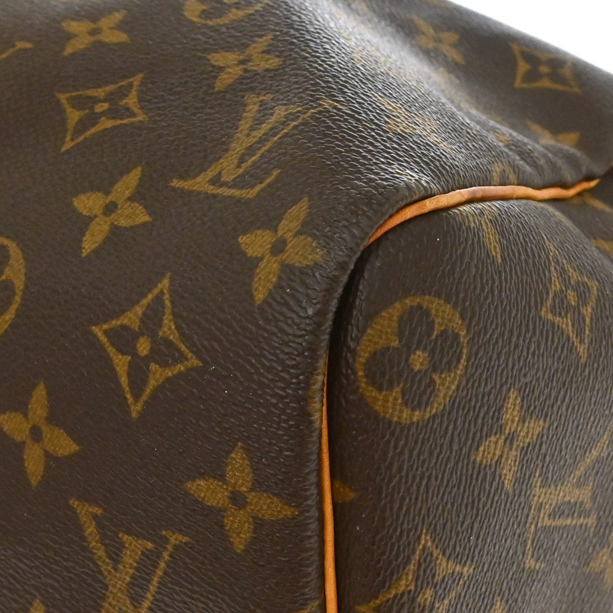 Louis Vuitton Keepall Bag Monogram Canvas Brown Canvas Travel Bag Bag (Pre-Owned)