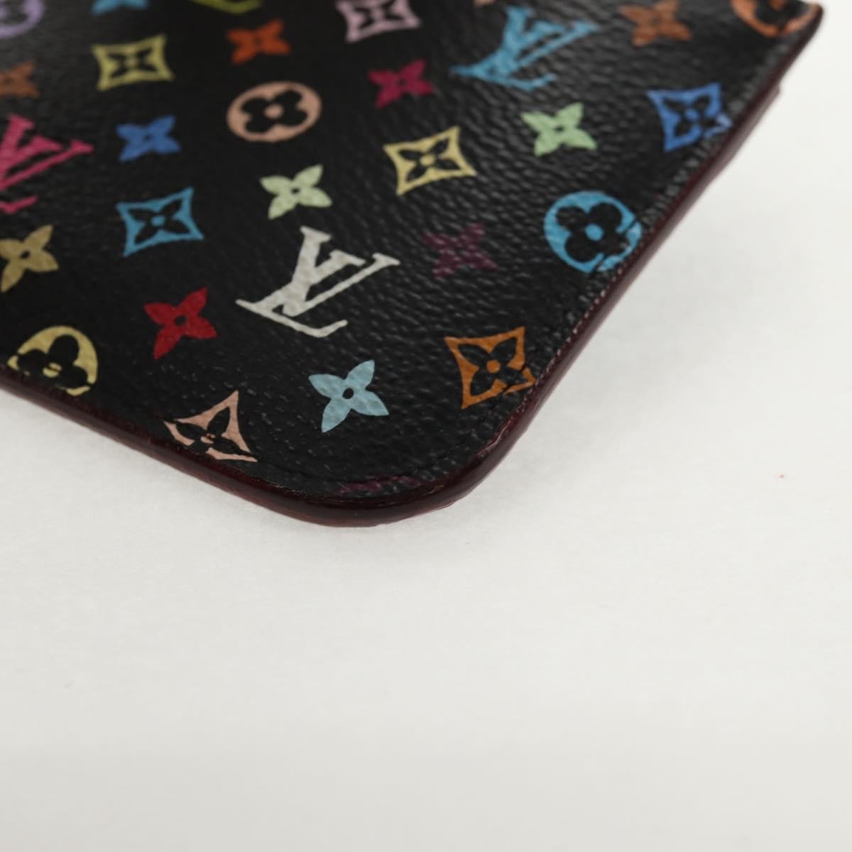 Louis Vuitton Pochette Clés Nm Monogram Multicolor Canvas Black Canvas Wallets Accessory (Pre-Owned)