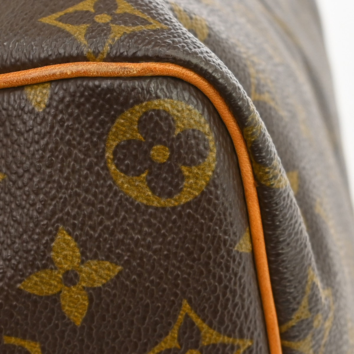 Louis Vuitton Speedy Handbag Monogram Canvas Brown Canvas Handbag (Pre-Owned)