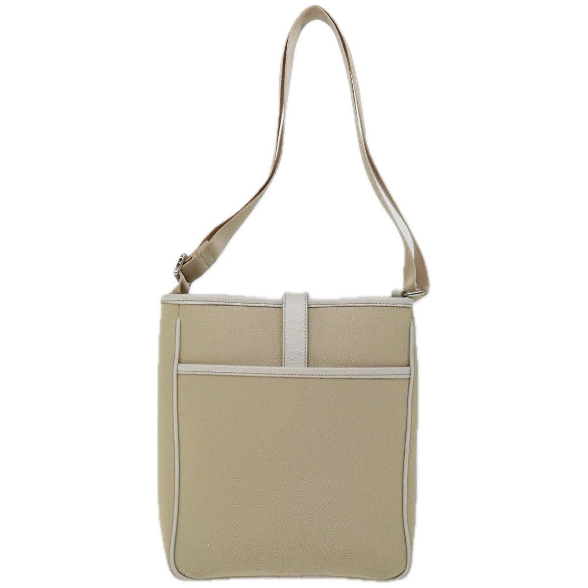 Burberry Nova Check Shoulder Bag Canvas Beige Canvas Shoulder Bag Bag (Pre-Owned)