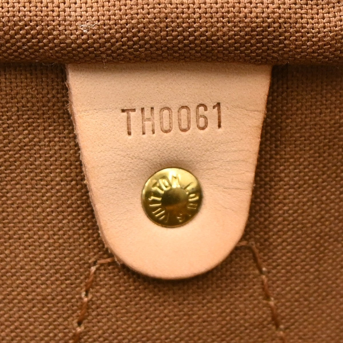 Louis Vuitton Speedy Handbag Monogram Canvas Brown Canvas Handbag (Pre-Owned)
