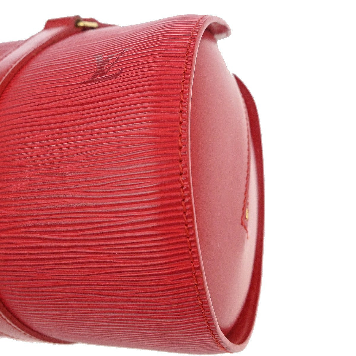 Louis Vuitton Soufflot Handbag Epi Leather Red Leather Handbag (Pre-Owned)