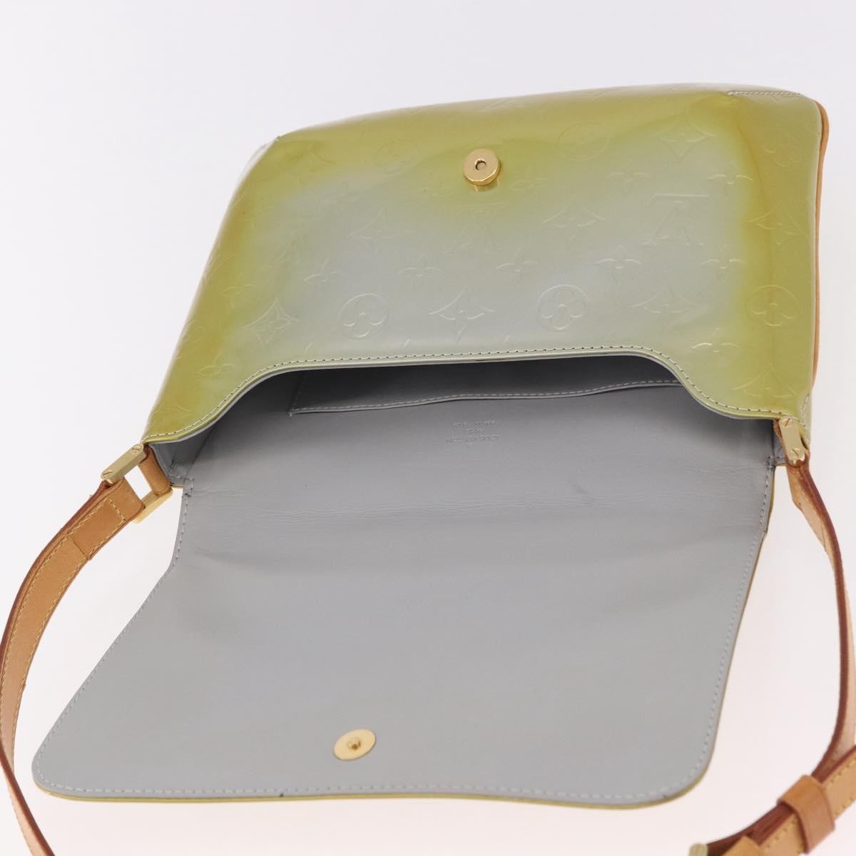 Louis Vuitton Thompson Street Handbag Monogram Vernis Gray Patent_Leather Shoulder Bag Bag (Pre-Owned)
