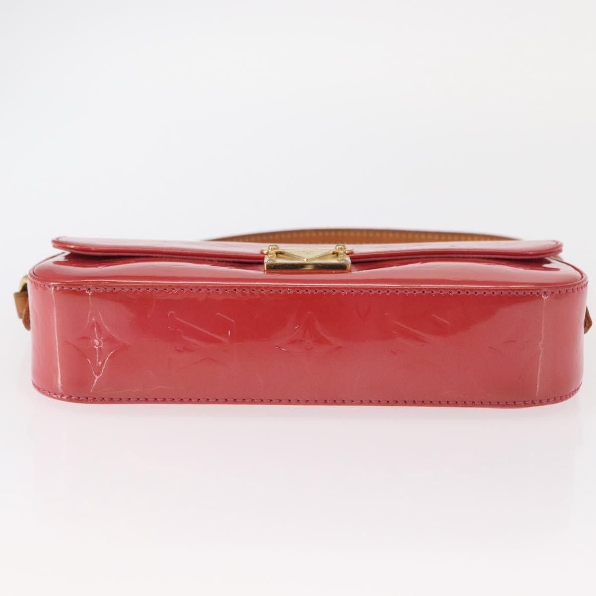 Louis Vuitton Malibu Street Handbag Monogram Vernis Red Patent_Leather Handbag (Pre-Owned)