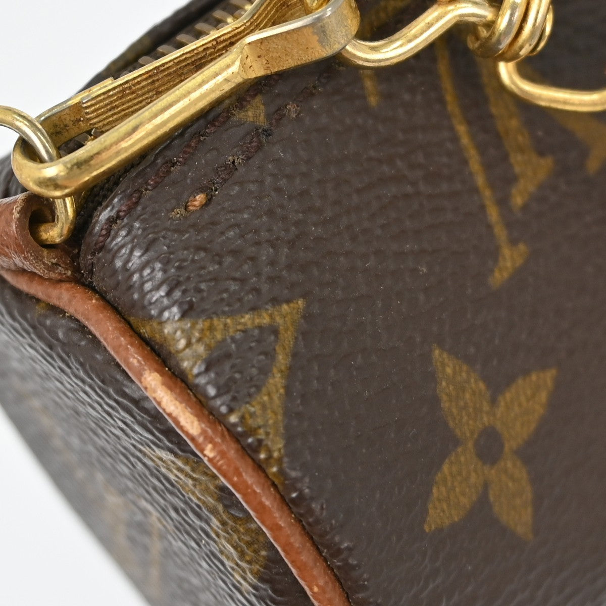 Louis Vuitton Papillon Pochette Monogram Canvas Brown Canvas Clutche & Pouche Bag (Pre-Owned)