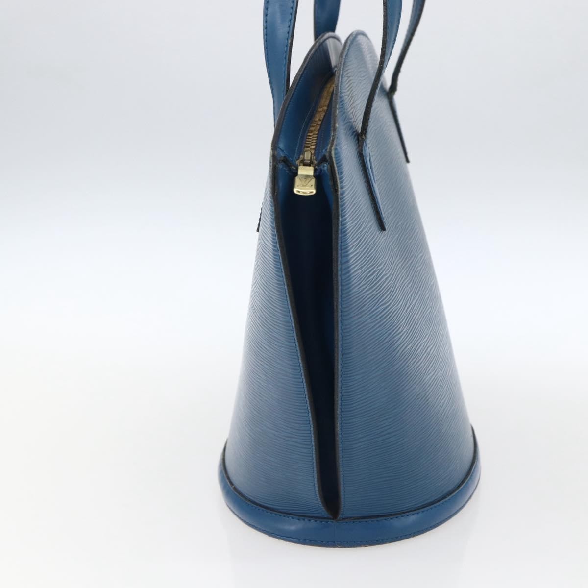 Louis Vuitton Saint Jacques Handbag Epi Leather Blue Leather Shoulder Bag Bag (Pre-Owned)