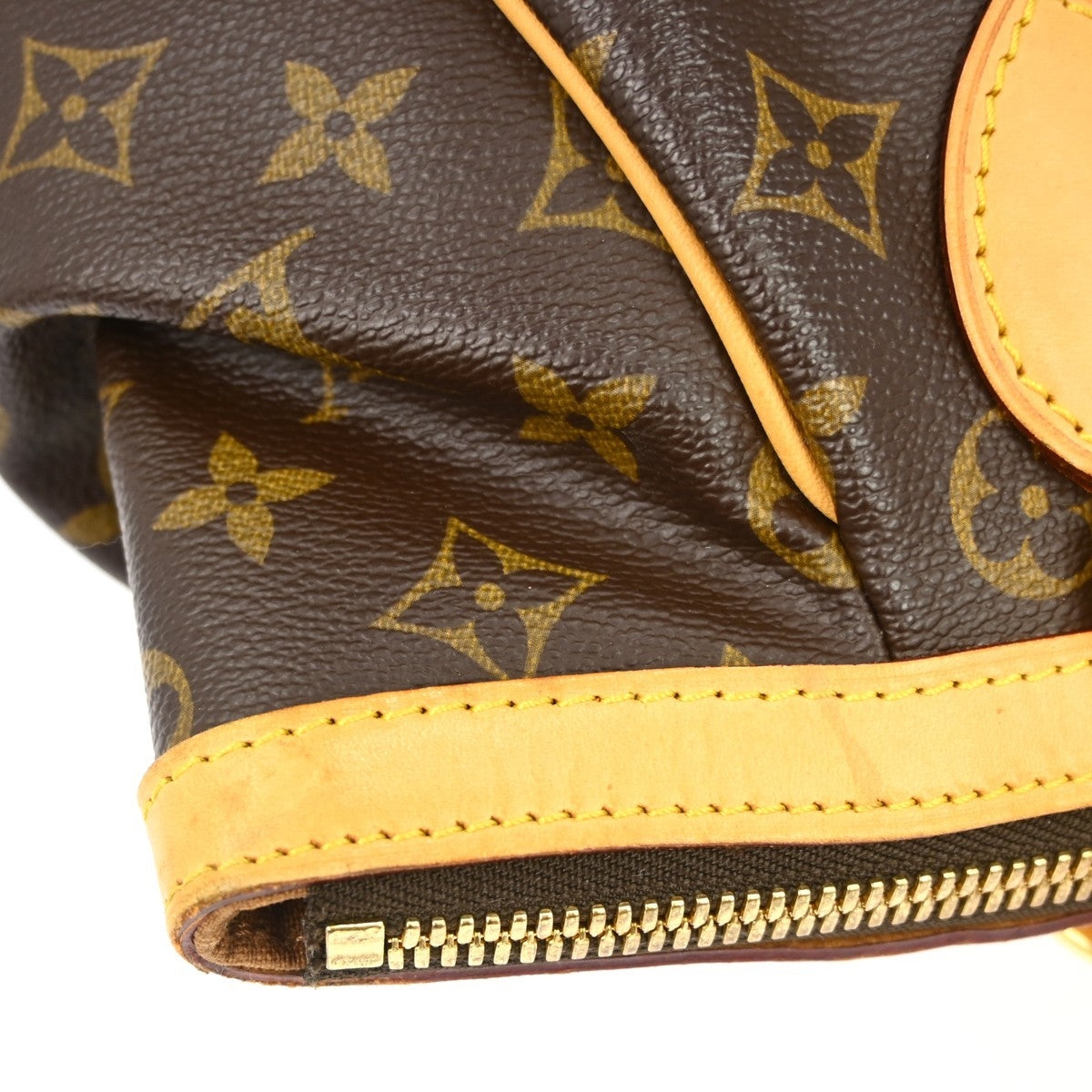Louis Vuitton Tivoli Handbag Monogram Canvas Brown Canvas Handbag (Pre-Owned)