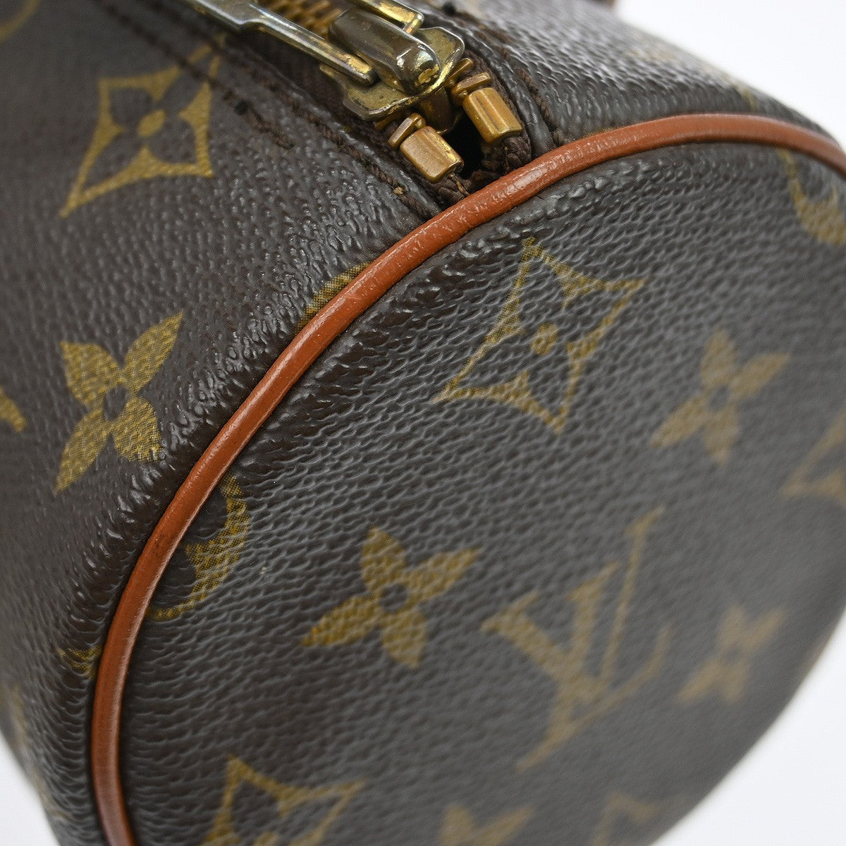 Louis Vuitton Papillon Handbag Monogram Canvas Brown Canvas Handbag (Pre-Owned)