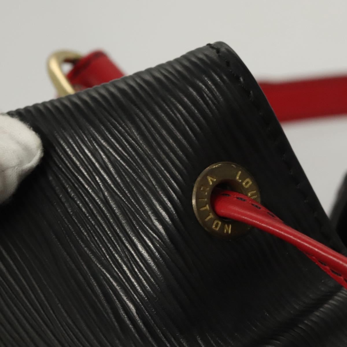 Louis Vuitton Bicolor Noe Handbag Epi Leather Black Leather Shoulder Bag Bag (Pre-Owned)