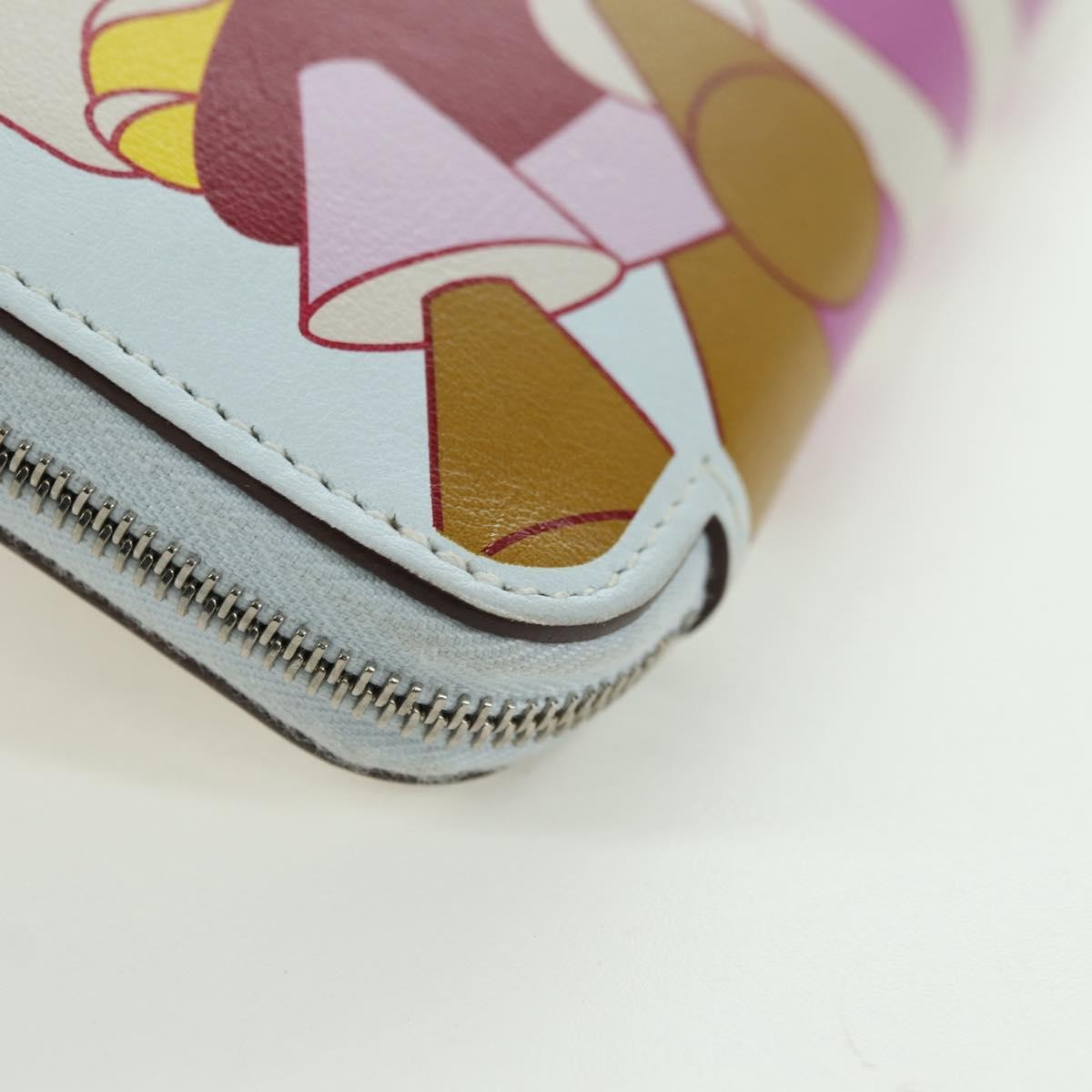 Hermes Azap Zip Around Wallet Printed Leather Multicolour Leather Wallets Accessory (Pre-Owned)