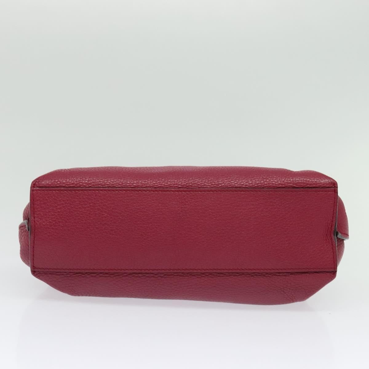 Gucci Bamboo Daily Top Handle Bag Leather Pink Leather Bag (Pre-Owned)