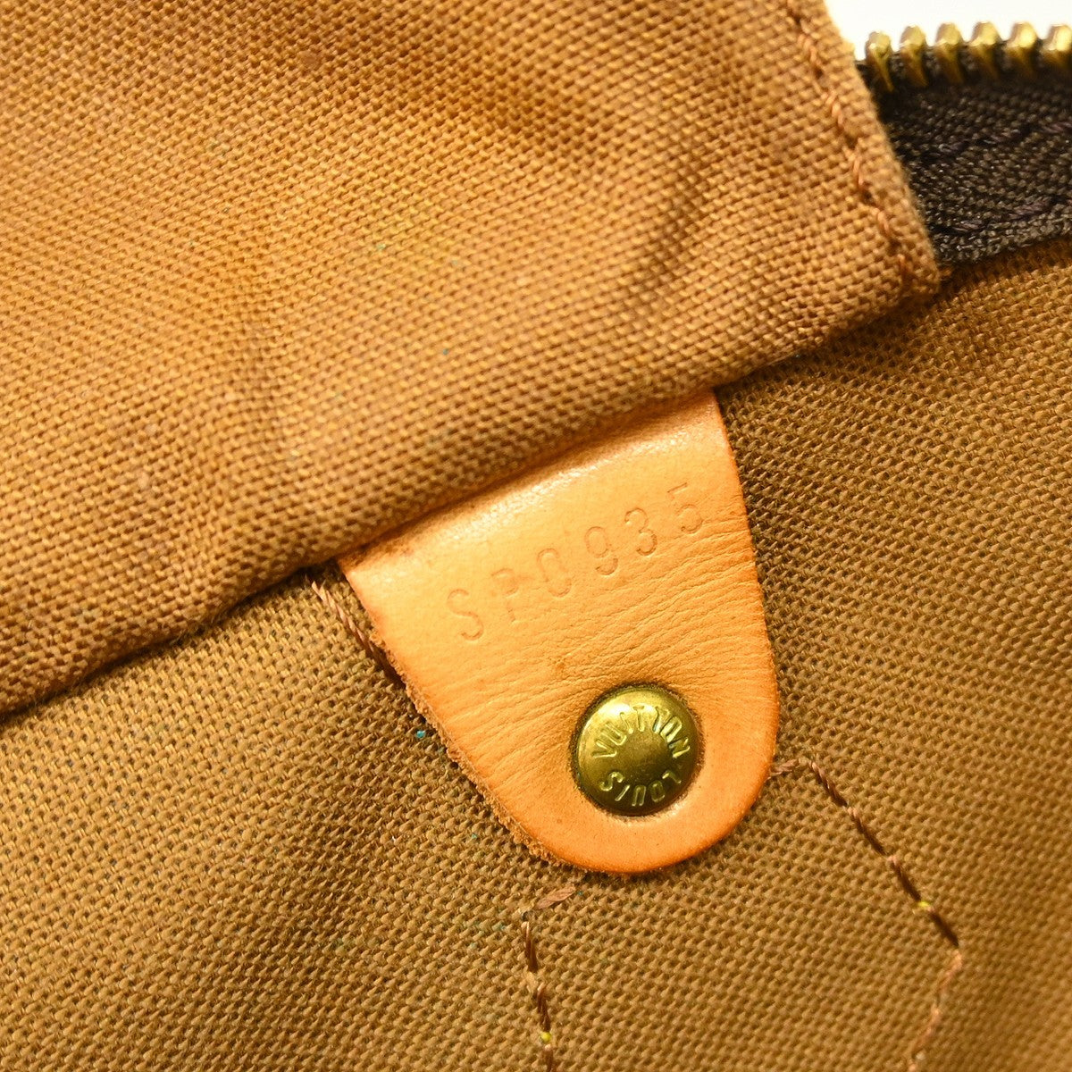Louis Vuitton Speedy Handbag Monogram Canvas Brown Canvas Handbag (Pre-Owned)