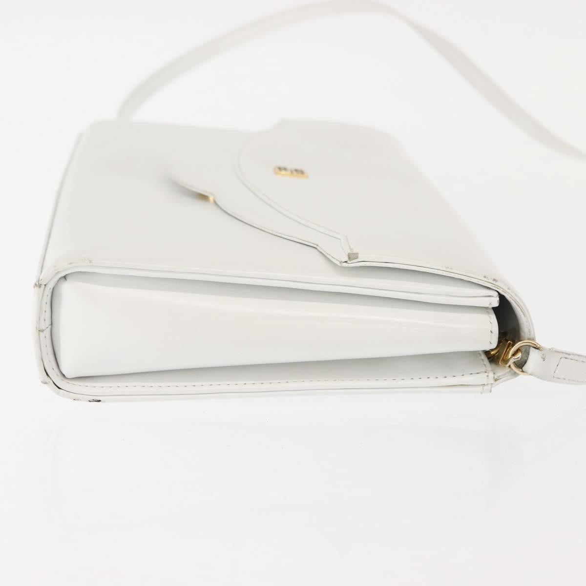 Givenchy Shoulder Bag Leather White Leather Shoulder Bag Bag (Pre-Owned)