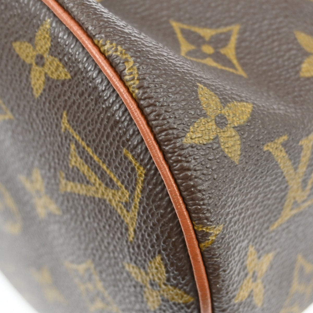 Louis Vuitton Papillon Handbag Monogram Canvas Brown Canvas Handbag (Pre-Owned)
