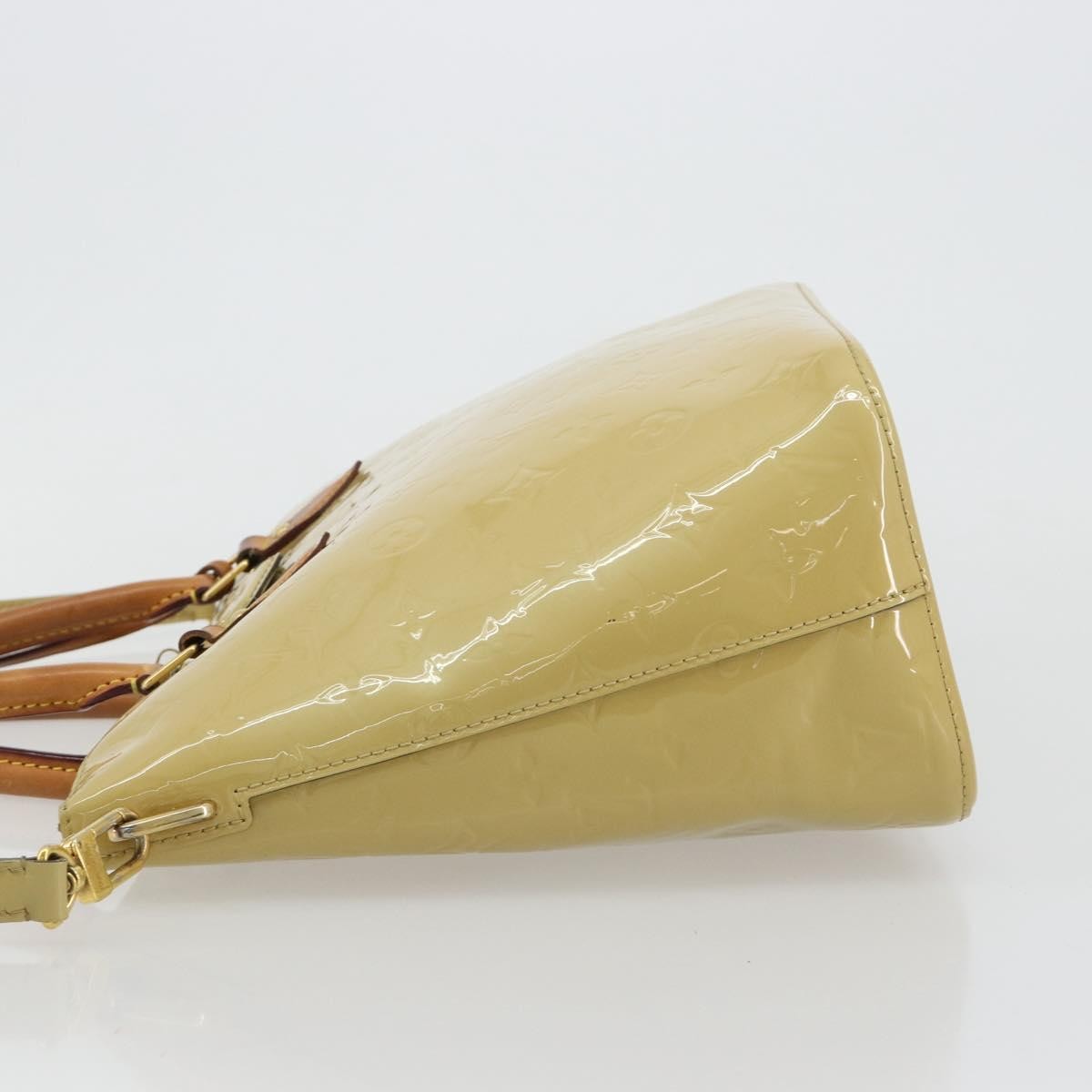 Louis Vuitton Montebello Handbag Monogram Vernis Beige Patent_Leather Handbag (Pre-Owned)