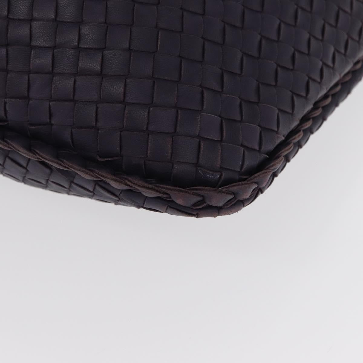 Bottega Veneta Veneta Hobo Pleated Intrecciato Nappa Purple Leather Shoulder Bag Bag (Pre-Owned)