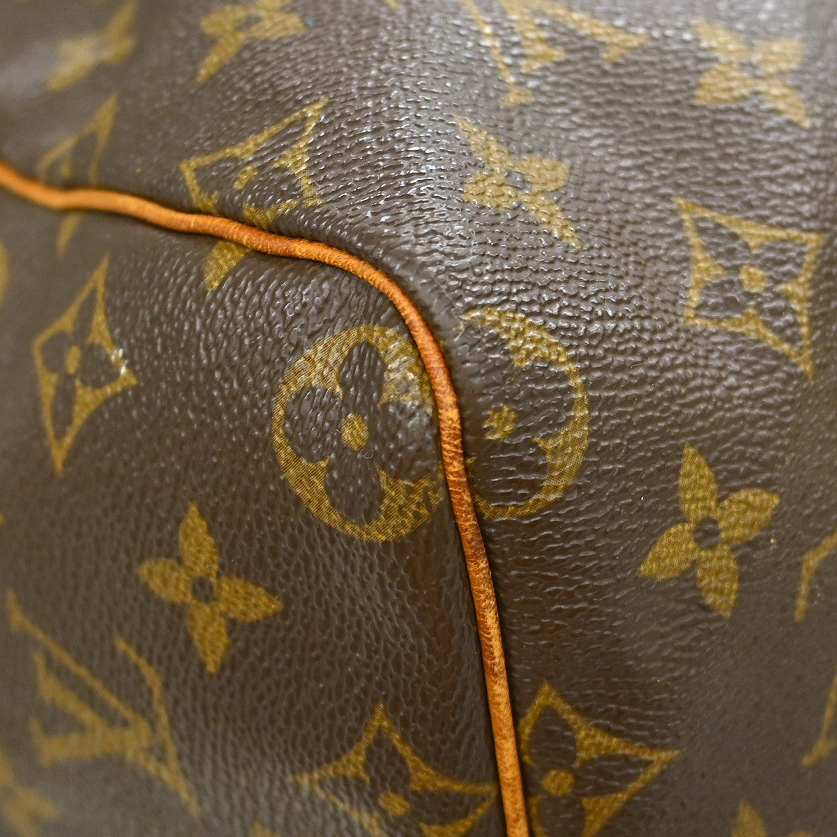 Louis Vuitton Speedy Handbag Monogram Canvas Brown Canvas Handbag (Pre-Owned)