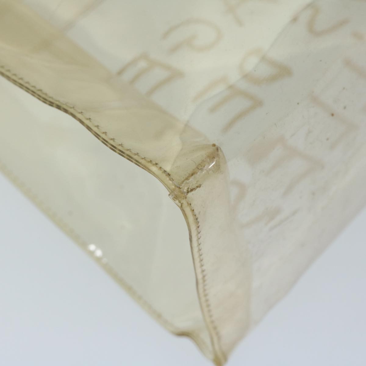 Hermes Kelly Souvenir Bag Vinyl Clear Plastic Handbag (Pre-Owned)
