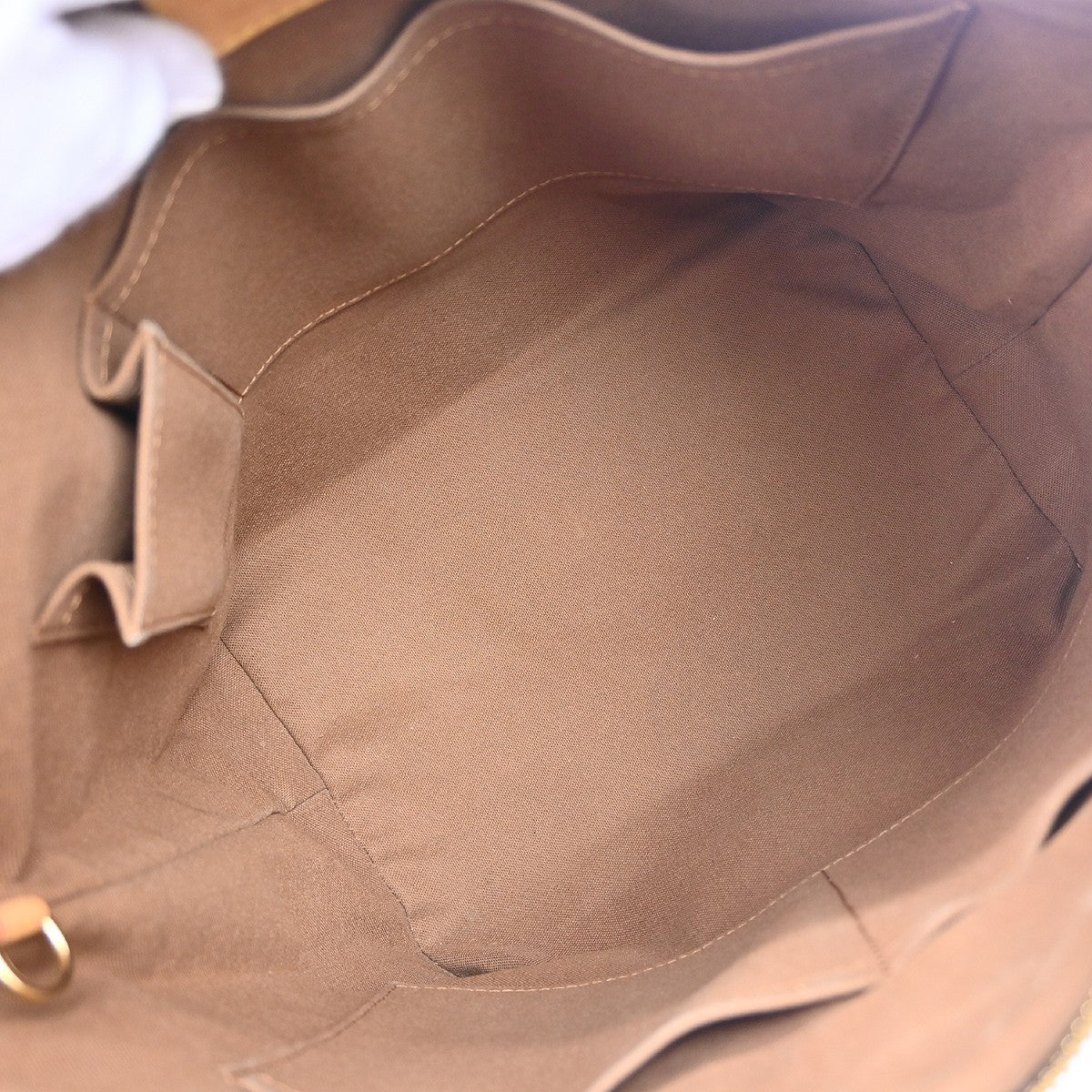 Louis Vuitton Palermo Handbag Monogram Canvas Brown Canvas Tote Bag Bag (Pre-Owned)