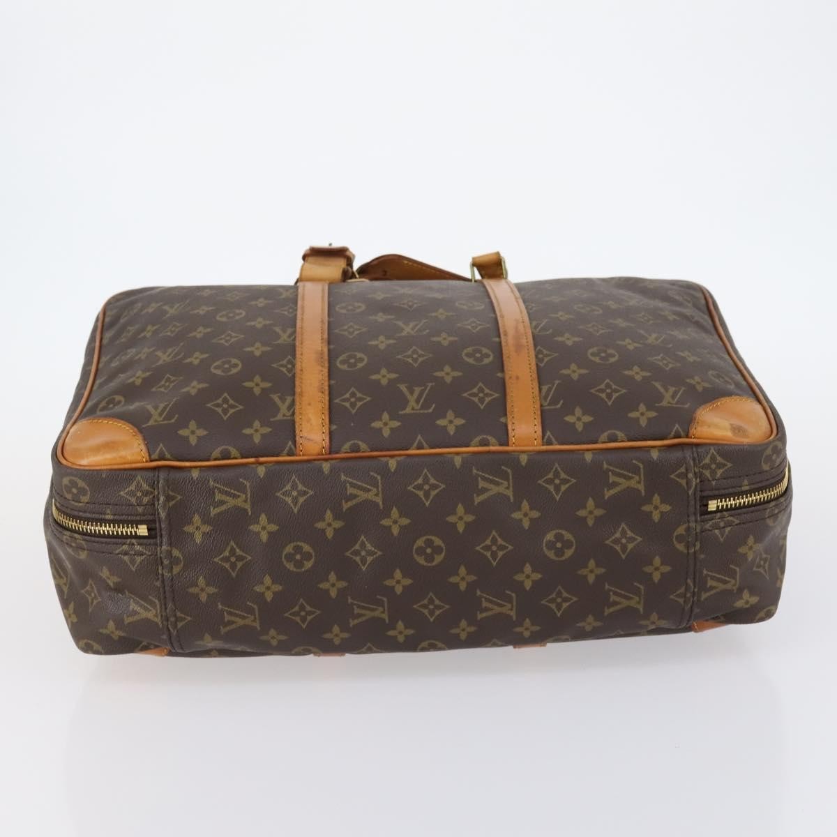 Louis Vuitton Sirius Handbag Monogram Canvas Brown Canvas Travel Bag Bag (Pre-Owned)