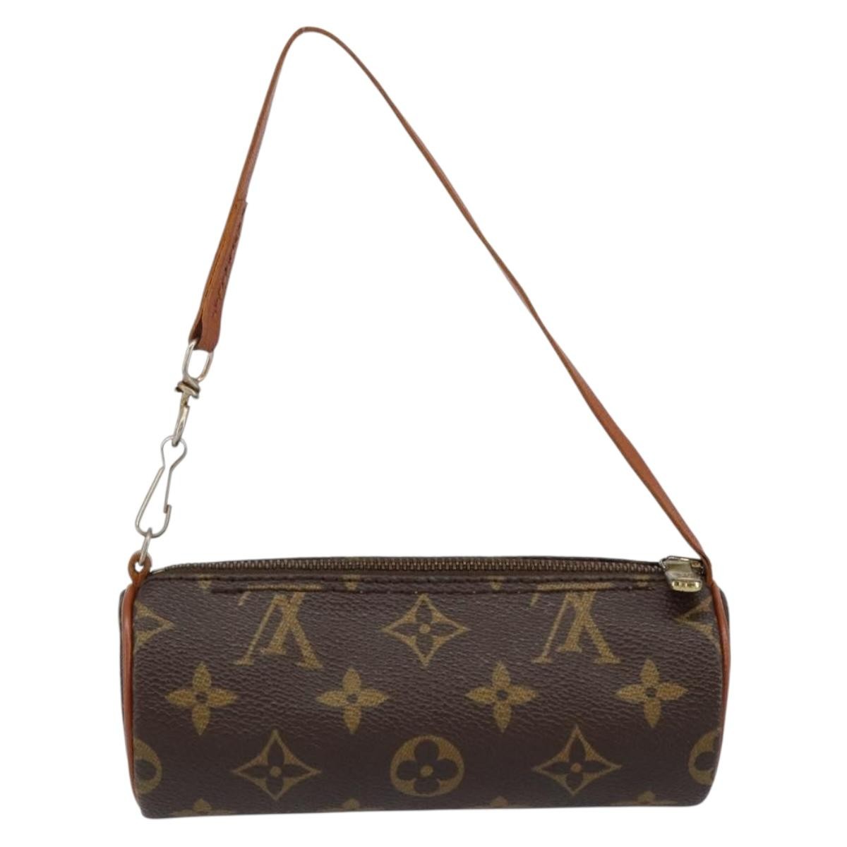 Louis Vuitton Papillon Pochette Monogram Canvas Brown Canvas Clutche & Pouche Bag (Pre-Owned)
