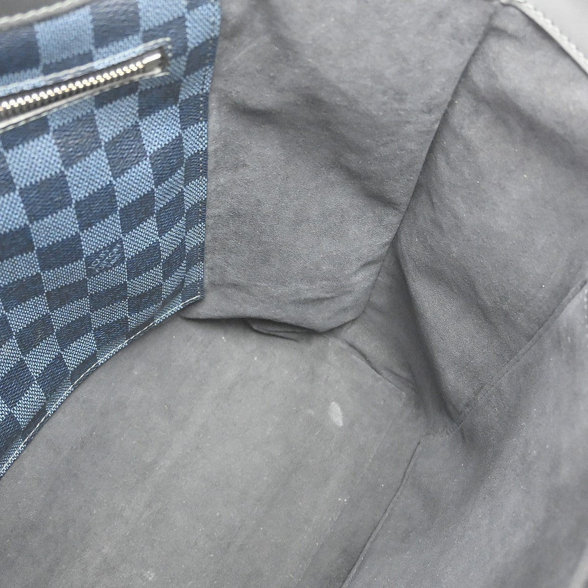 Louis Vuitton Cabas Voyage Damier Cobalt Black Canvas Tote Bag Bag (Pre-Owned)