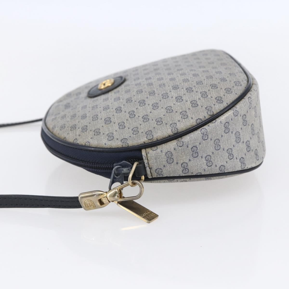 Gucci Micro Gg Supreme Shoulder Bag Gg Canvas Navy Canvas Shoulder Bag Bag (Pre-Owned)