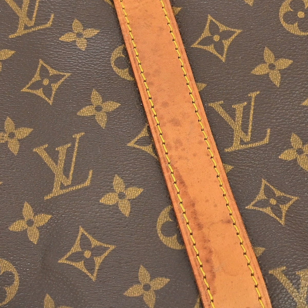 Louis Vuitton Keepall Bandouliere Bag Monogram Canvas Brown Canvas Travel Bag Bag (Pre-Owned)
