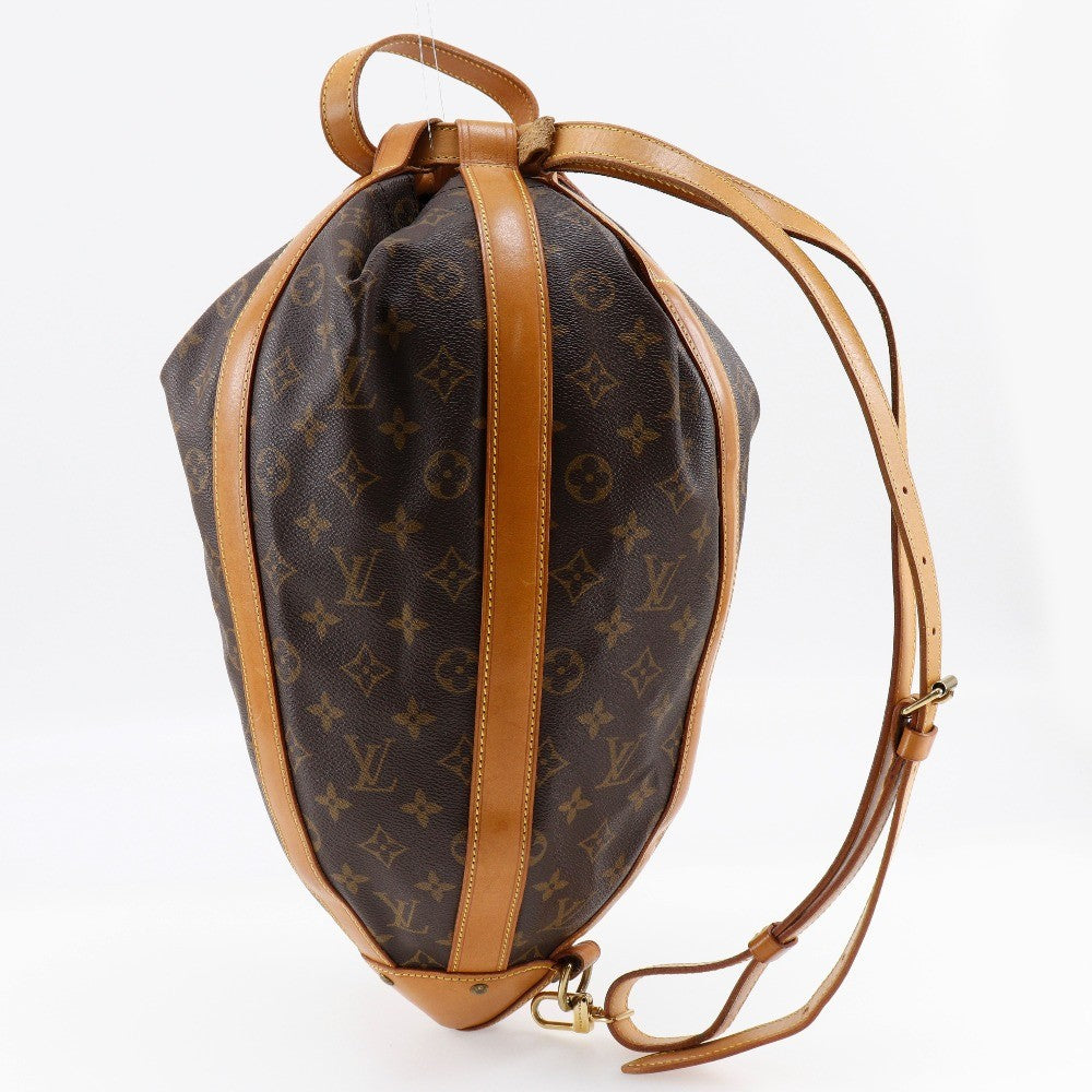 Louis Vuitton Romeo Gigli Handbag Monogram Canvas Brown Canvas Shoulder Bag Bag (Pre-Owned)