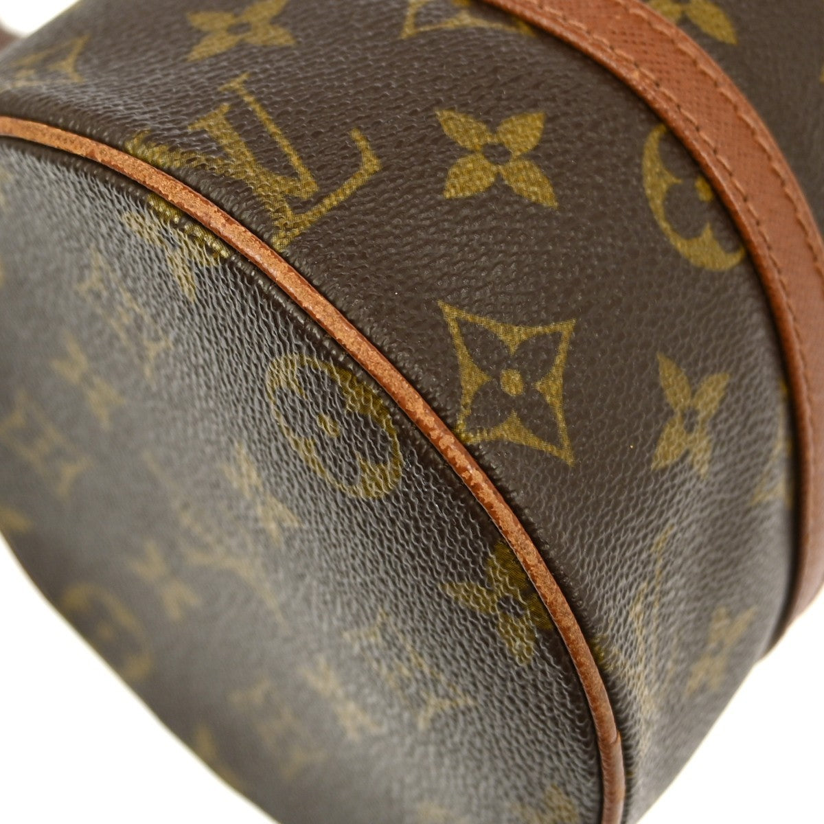 Louis Vuitton Papillon Handbag Monogram Canvas Brown Canvas Handbag (Pre-Owned)