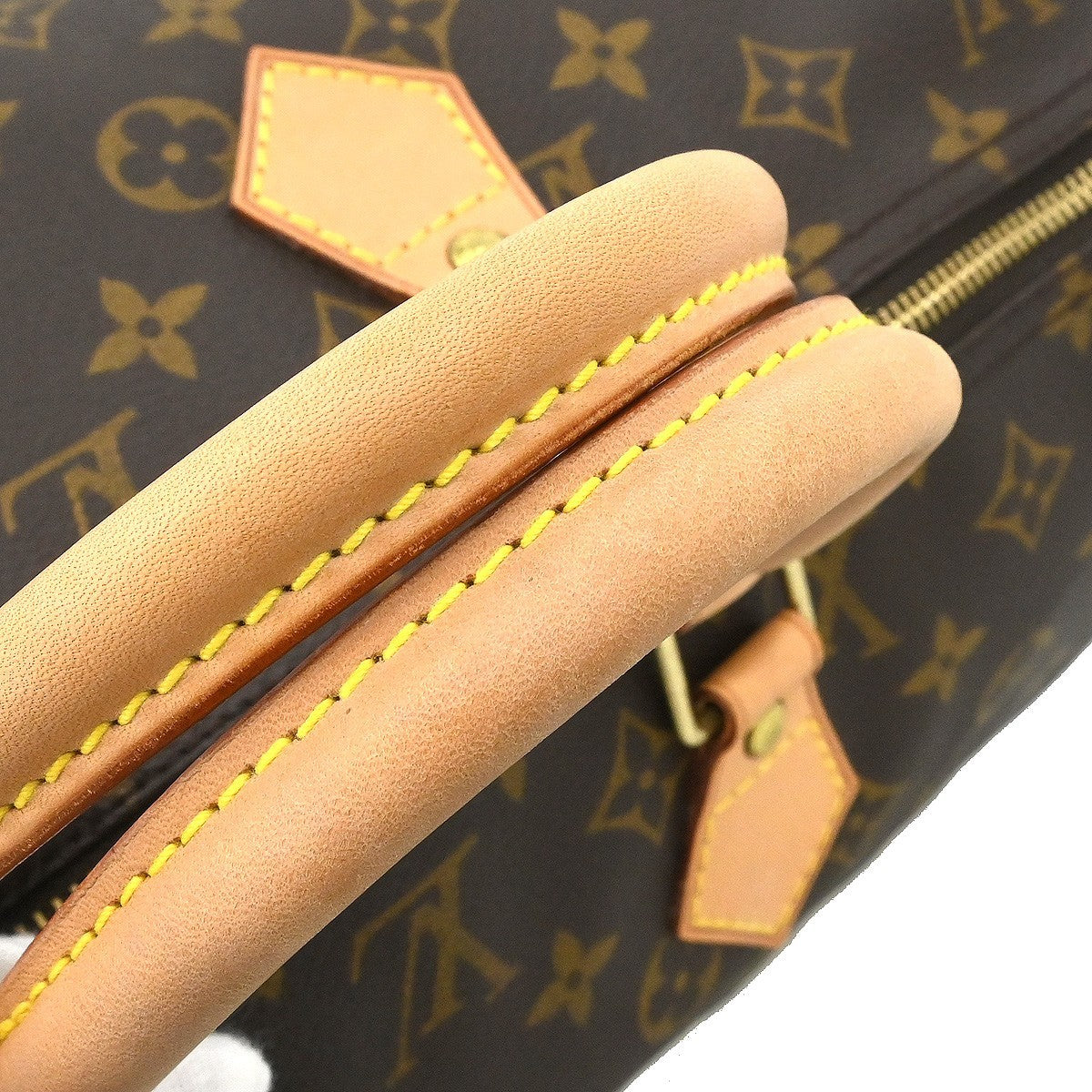 Louis Vuitton Speedy Handbag Monogram Canvas Brown Canvas Handbag (Pre-Owned)