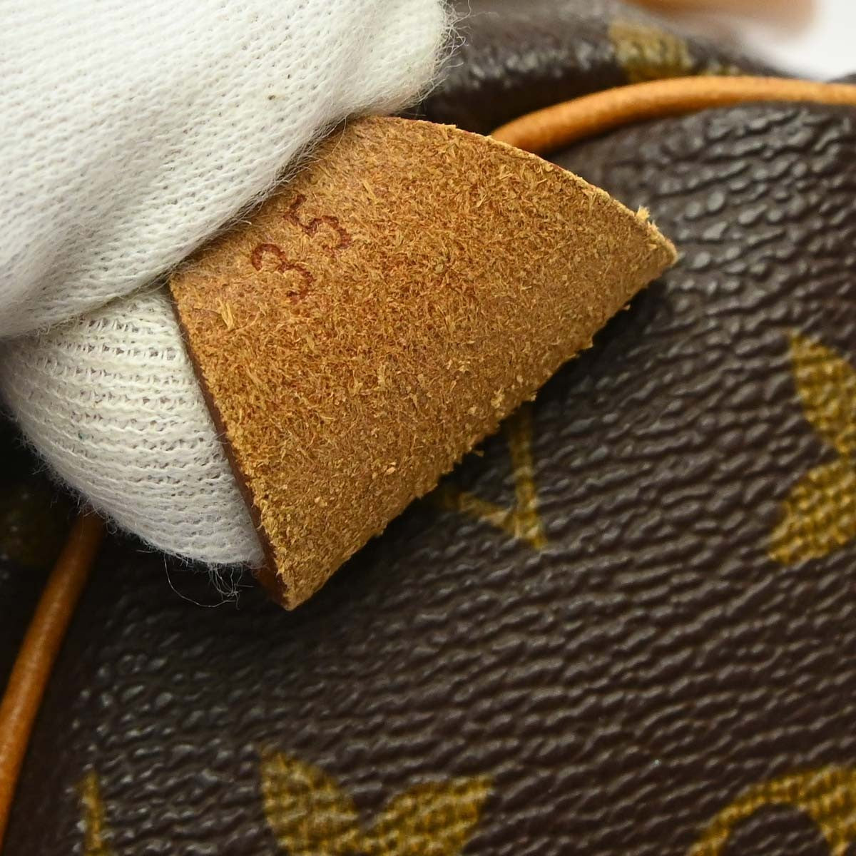 Louis Vuitton Speedy Handbag Monogram Canvas Brown Canvas Handbag (Pre-Owned)