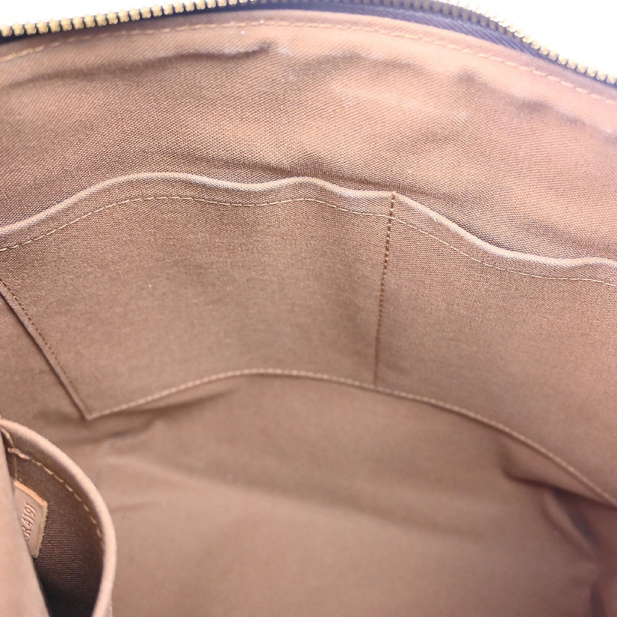 Louis Vuitton Palermo Handbag Monogram Canvas Brown Canvas Tote Bag Bag (Pre-Owned)