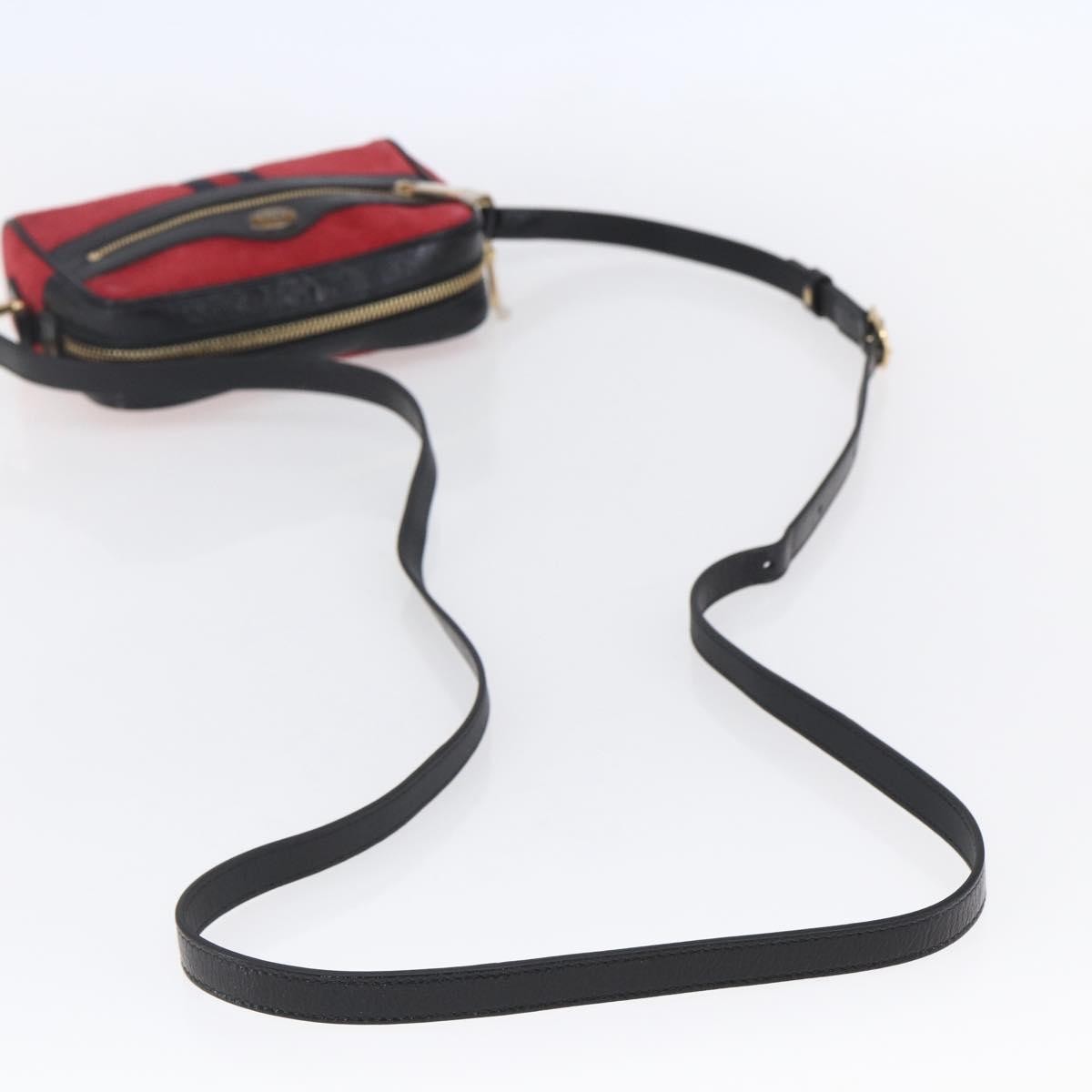 Gucci Ophidia Shoulder Bag Suede Red Suede Shoulder Bag Bag (Pre-Owned)