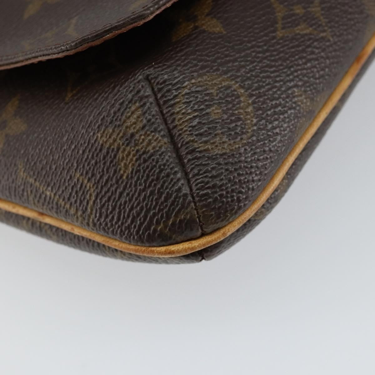 Louis Vuitton Musette Salsa Handbag Monogram Canvas Brown Canvas Shoulder Bag Bag (Pre-Owned)