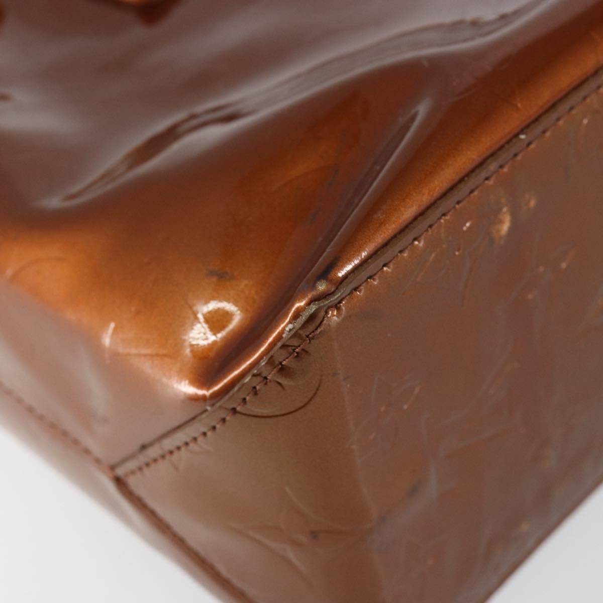 Louis Vuitton Reade Handbag Monogram Vernis Brown Patent_Leather Handbag (Pre-Owned)