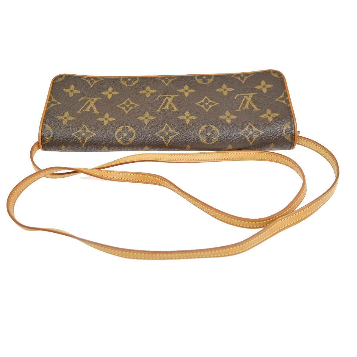 Louis Vuitton Twin Handbag Monogram Canvas Brown Canvas Clutche & Pouche Bag (Pre-Owned)