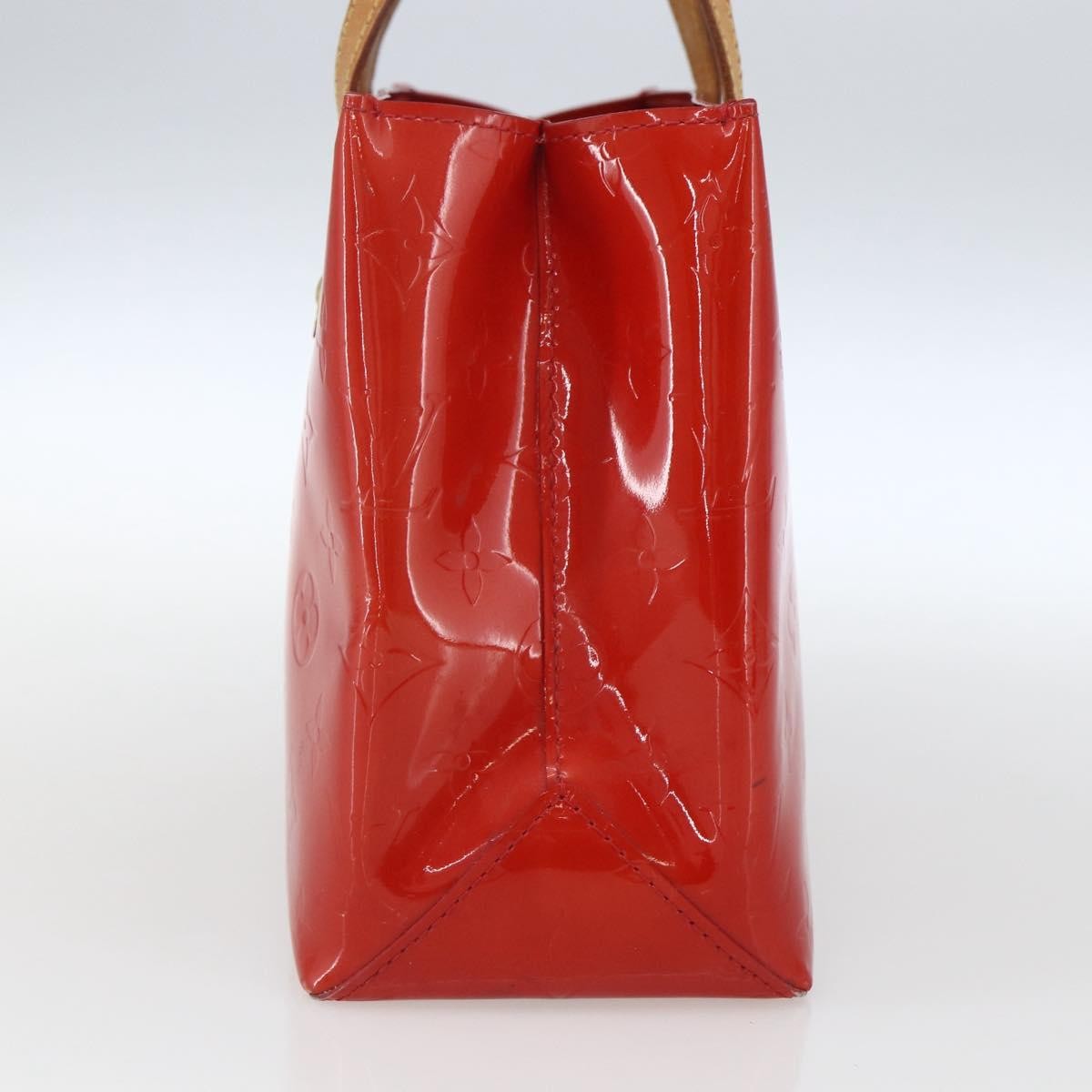 Louis Vuitton Reade Handbag Monogram Vernis Red Patent_Leather Handbag (Pre-Owned)