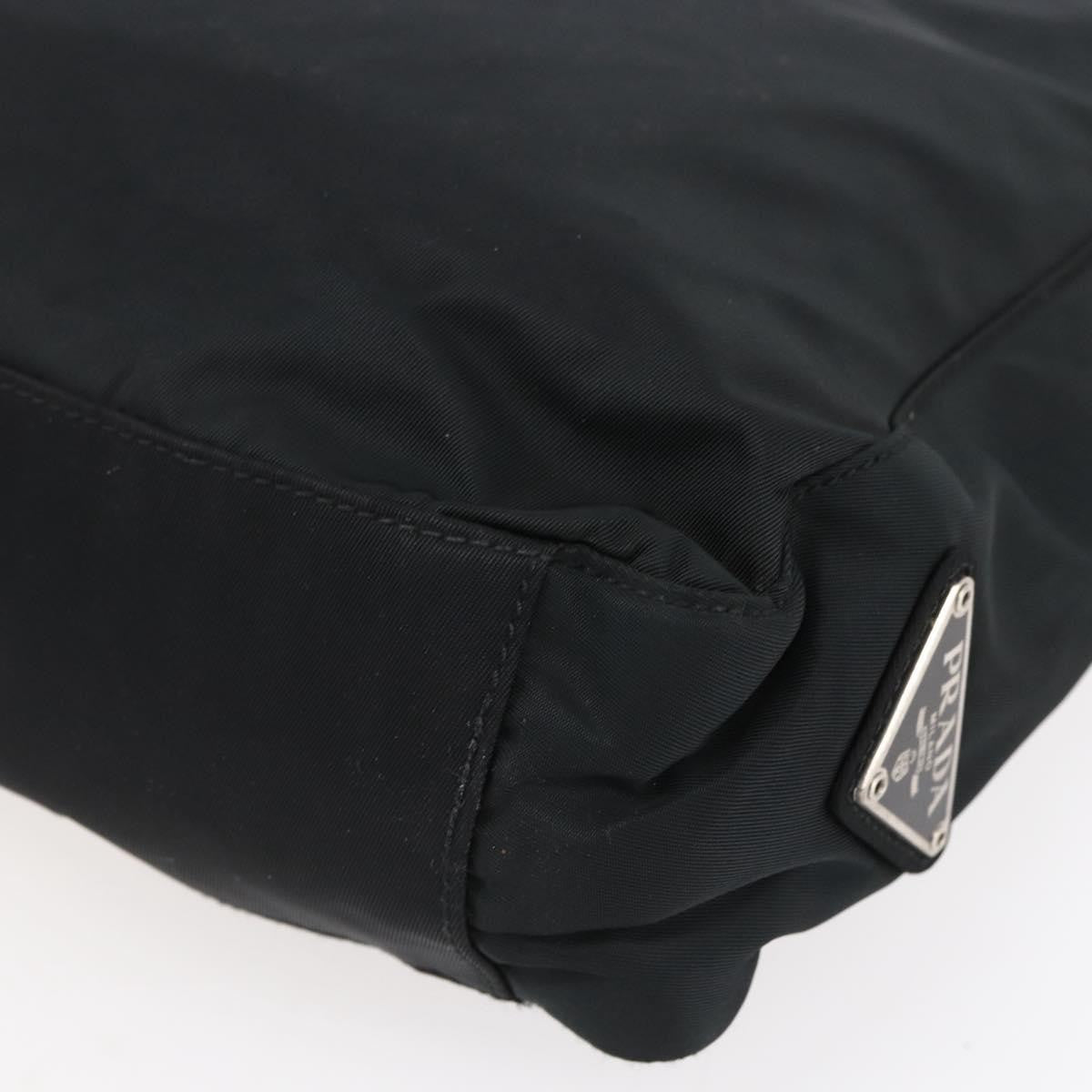 Prada Vintage Shoulder Bag Tessuto Black Nylon Shoulder Bag Bag (Pre-Owned)