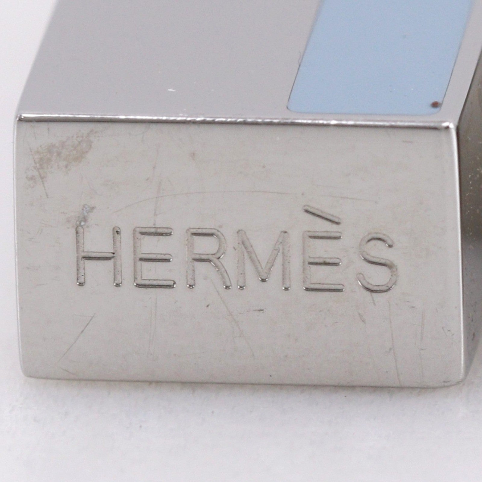 Hermes Cadena Keyring Metal Silver Metal Charms And Keychains Accessory (Pre-Owned)