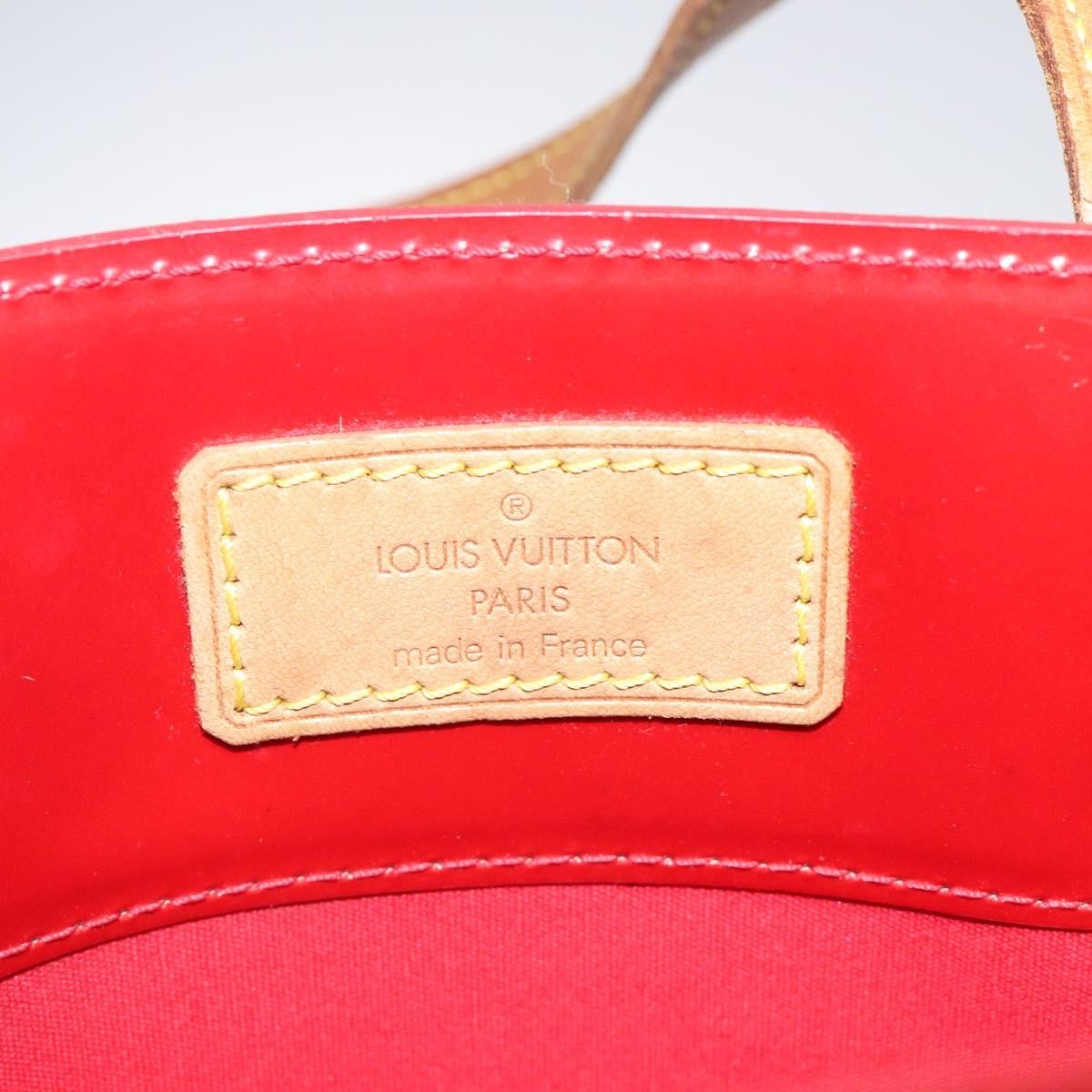 Louis Vuitton Reade Handbag Monogram Vernis Red Patent_Leather Handbag (Pre-Owned)