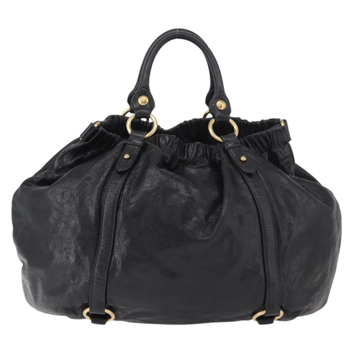 Miu Miu Shopping Tote Leather Multicolour Leather Handbag (Pre-Owned)