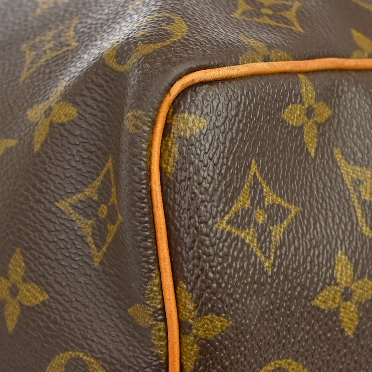 Louis Vuitton Keepall Bag Monogram Canvas Brown Canvas Travel Bag Bag (Pre-Owned)