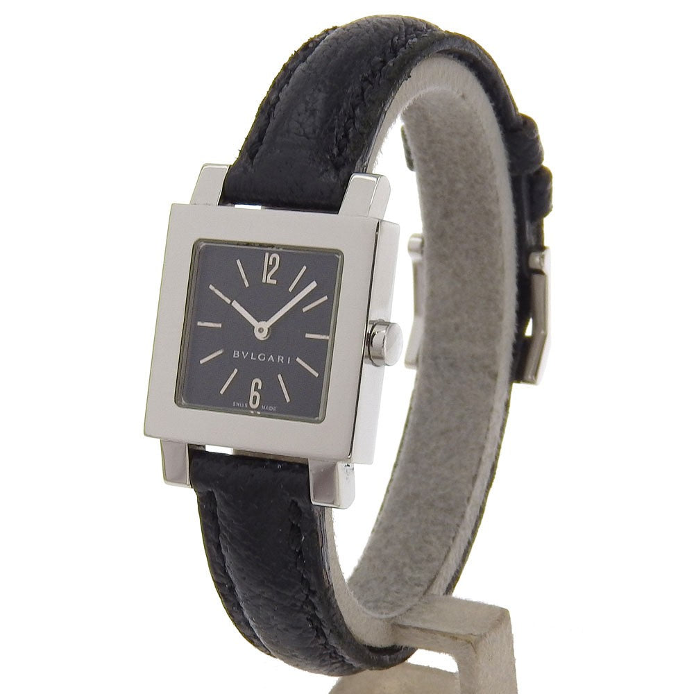 Bvlgari Quadrato Quartz Watch Stainless Steel Watch (Pre-Owned)