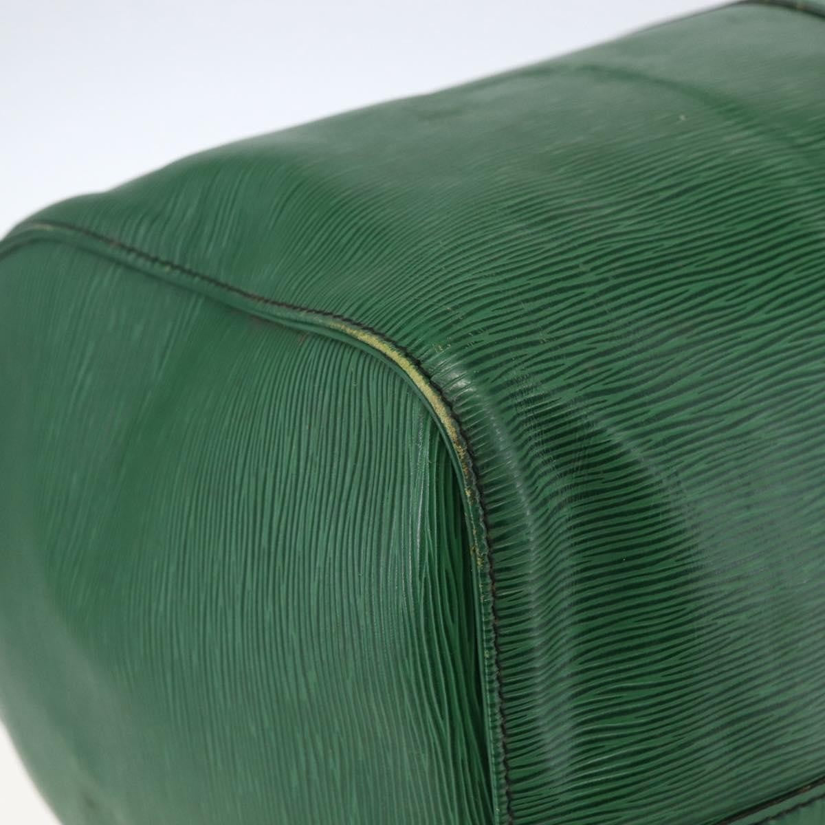 Louis Vuitton Keepall Bag Epi Leather Green Leather Travel Bag Bag (Pre-Owned)