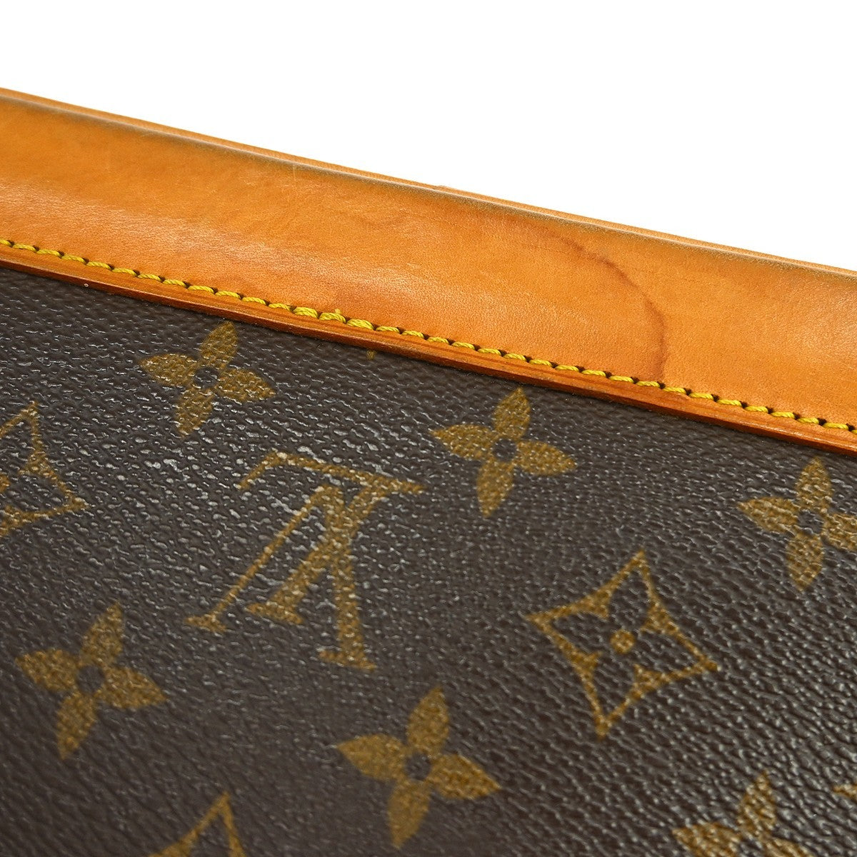 Louis Vuitton Alma Handbag Monogram Canvas Brown Canvas Handbag (Pre-Owned)