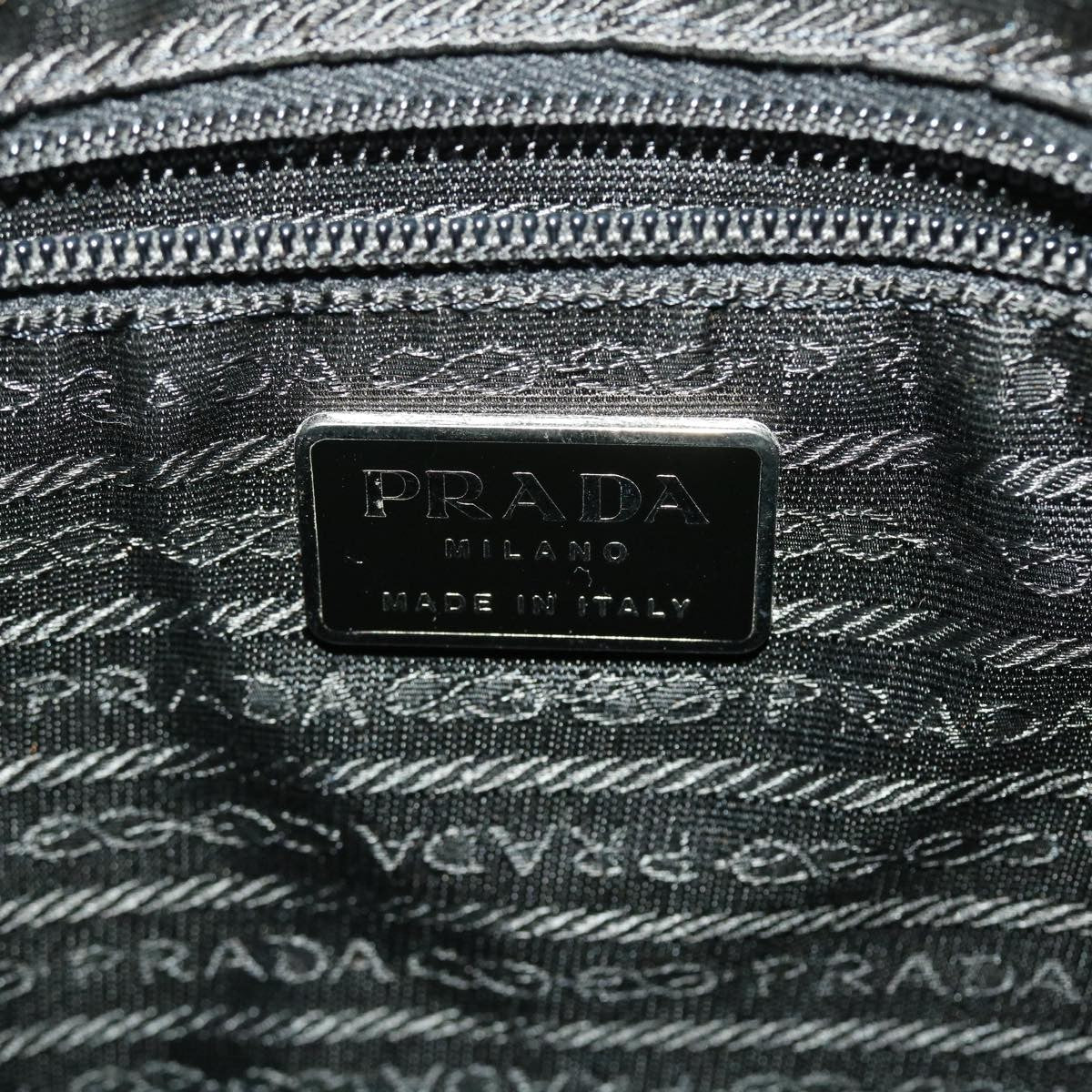 Prada Vintage Shoulder Bag Tessuto Black Nylon Shoulder Bag Bag (Pre-Owned)