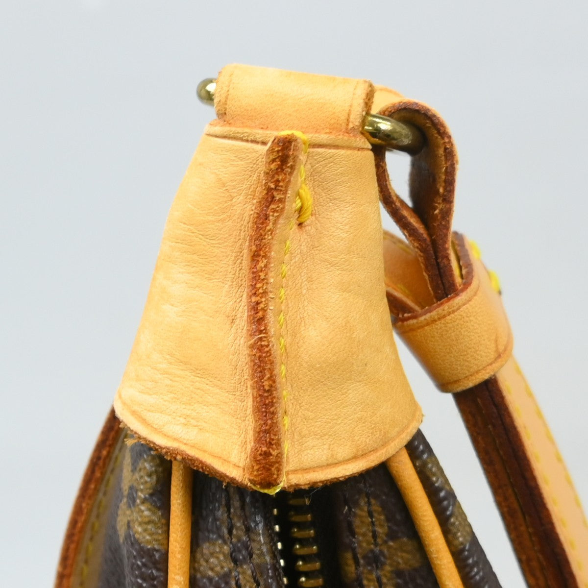 Louis Vuitton Boulogne Handbag Monogram Canvas Brown Canvas Shoulder Bag Bag (Pre-Owned)