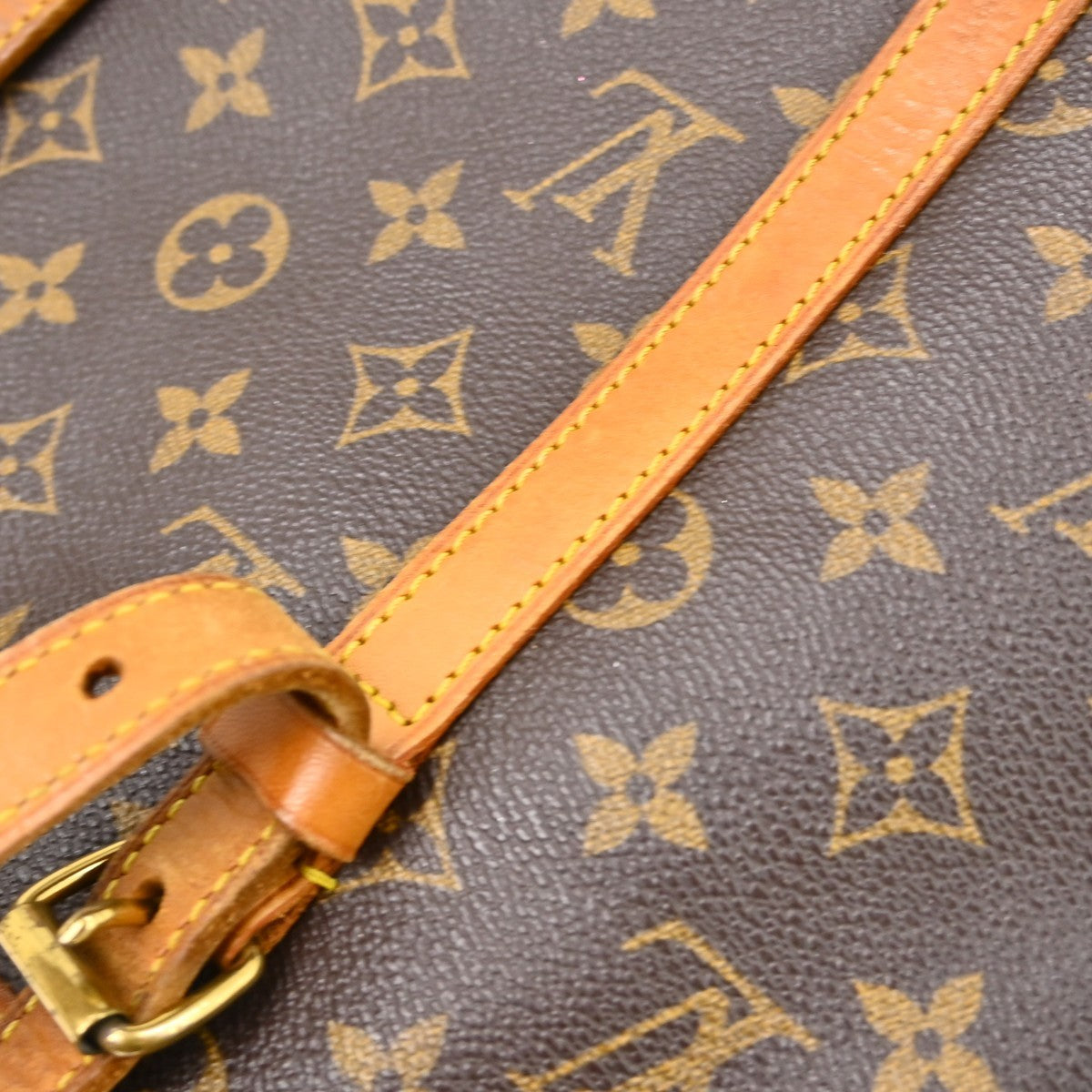Louis Vuitton Bucket Bag Monogram Canvas Brown Canvas Handbag (Pre-Owned)