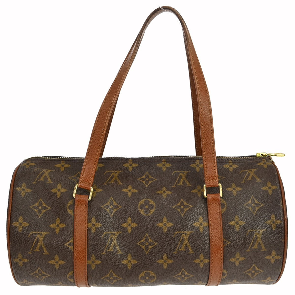Louis Vuitton Papillon Handbag Monogram Canvas Brown Canvas Handbag (Pre-Owned)